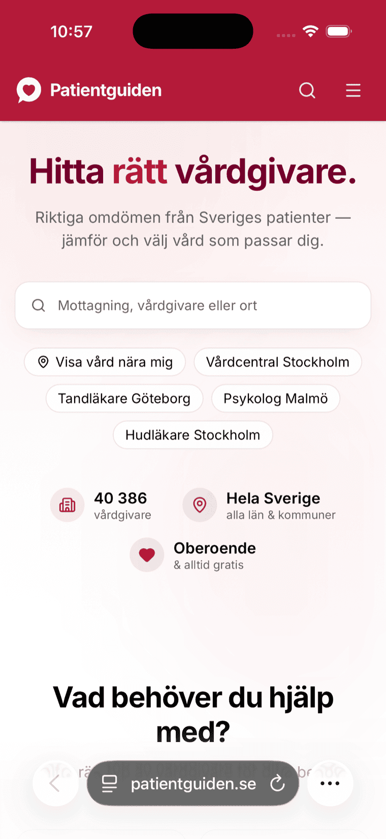 Patientguiden i mobilen